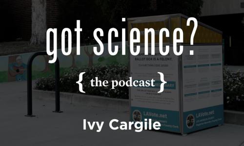 Imagen de urna con Got Science? y nombre Ivy Cargile