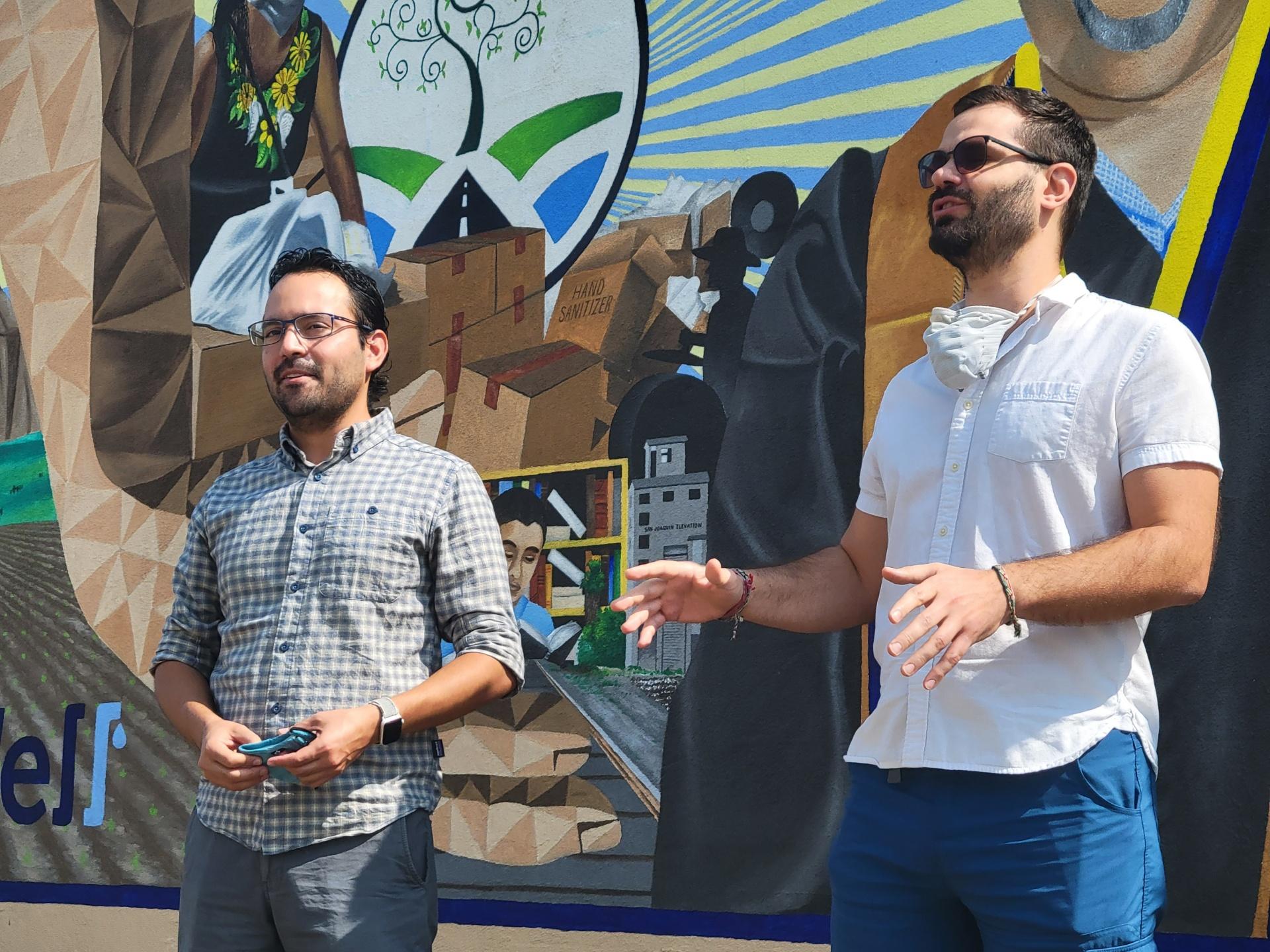 Pablo Ortiz Partida y Angel Santiago Fernandez Bou en un evento