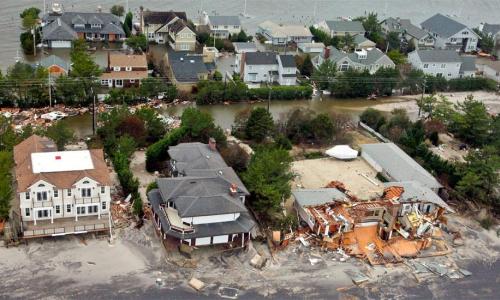 Hurrican Sandy damage